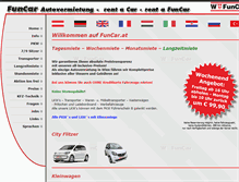 Tablet Screenshot of funcar.at